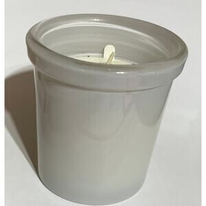 (6) Clear Candle Jar Driftwood Fragrance Candle (6) Gold Jar Sequola Fragrance